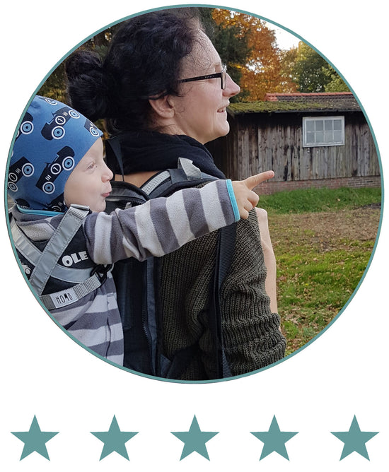 Rezension des HOMB Kindertragerucksack von Ramona