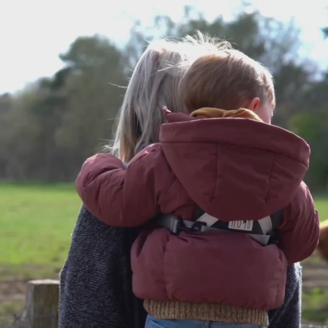 HOMB Elternrucksack mit Rückentrage im Video 